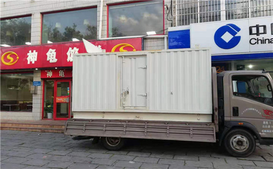 临洮出租发电机施工案例